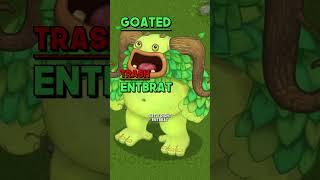 The best and worst Monsters of every Island (PART PLANT) #edit #mysingingmonsters #msm #ranking