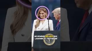 No wonder Melania was laughing at the parade. -1#shorts#melaniatrump#trump#celebrity