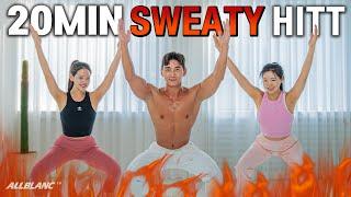 20MIN SWEATY HIIT WORKOUT - No Equipment, Fat-burning, Fullbody