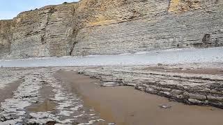 rocky and sand beach by Nash point 11th of September 2021