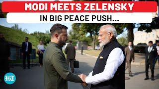 PM Modi Meets Ukraine’s Zelensky, Pays Tributes To Gandhi Statue In Kyiv Amid Raging Russia War