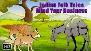 Indian Folk Tales - Short Stories for Children - Mind Your Own Business - Animated Cartoons/Kids