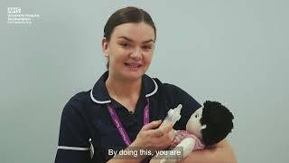 Bottle feeding your baby.