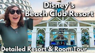 Disney's Beach Club Resort (Resort & Room Tour) Benefits, Villas, Stormalong Bay Pool | Epcot Area