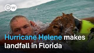 Historic storm surge as Hurricane Helene makes landfall in Florida | DW News