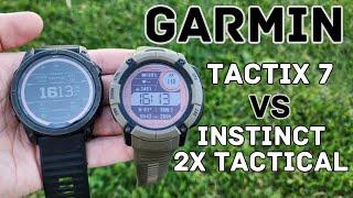 Garmin Tactix 7 vs Instinct 2x: comparison with real world use