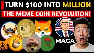 Turn $100 into Millions? Top 10 Meme Coins With Insane Potential  | Best meme coins