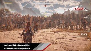 Horizon Forbidden West - All Melee Pit Challenges and Questline Guide (The Enduring Trophy)