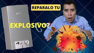 como REPARAR boiler BOSCH miniMAXX explosivo I valvula dañada