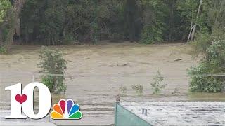 River pours over into downtown Newport, prompting evacuations