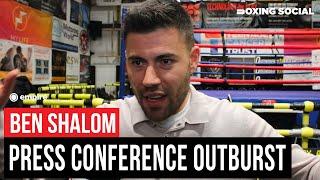 "IT'S F***ING UNBELIEVABLE!" - Ben Shalom REACTS, Press Conference Outburst, Eubank vs. Saunders 2?