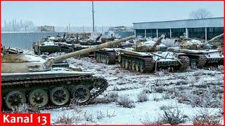 Russia’s vast stocks of Soviet-era tanks, combat vehicles are running out, panic in the Kremlin