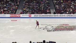 Amber Glenn USA Ladies short program Skate America 2021