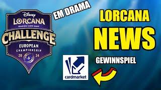 EM Drama, Cardmarket Gewinnspiel & WM Infos - Lorcana News der Woche