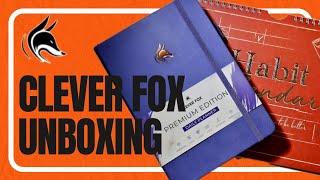 CLEVER FOX PREMIUM DAILY PLANNER || HABIT CALENDAR || UNBOXING|| FUNCTIONAL PLANNING || 2025