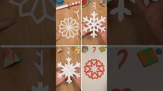 EASY BEAUTIFUL CHRISTMAS CRAFTS, 4 PAPER SNOWFLAKE | CAPTIVATING DECOR