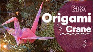  Crane Easy Origami | Fun Christmas and Birthday Decorations | Gift Cards | Cute Party Favors