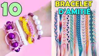 Bricolage : 10 BRACELETS D'AMITIÉ FACILES - Artisanat féminin Comment faire un bracelet d'amitié