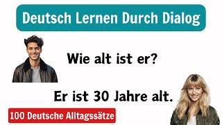 Deutsch Lernen mit Gesprächen A1-B2 | Deutsch durch echte Konversationen lernen