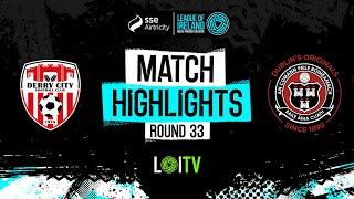 SSE Airtricity Men's Premier Division Round 33 | Derry City 1-1 Bohemians | Highlights