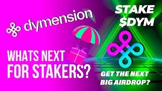  Staking Your Airdropped DYM Tokens: Unlock Maximum Rewards Now!