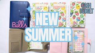 INTRODUCING  SUMMER  CASH BUDGET LINE | EVERYTHING TO BUDGET ALL THE THINGS | EXPLAINING MY SET UP