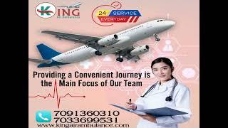 King Air and Train Ambulance Services in Patna and Kolkata