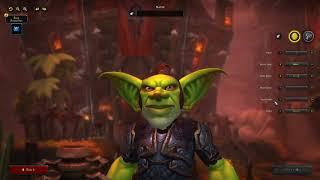 World of Warcraft Shadowlands Character Creation Goblin Male