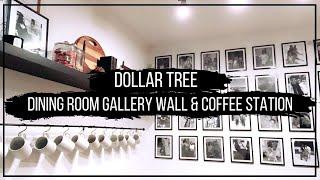 Dollar Tree Gallery Wall | Dining Room Makeover | Coffee Station Ideas | Sydni Michelle Lifestyle