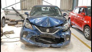 BALENO FRONT ACCEDENT FULL REPAIRING PROCESS #AUTOMOBILESERVICE