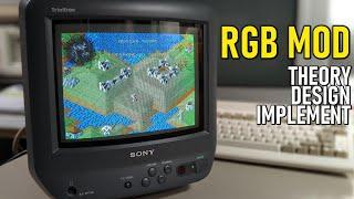 Adding a RGB input to a Sony Trinitron (KV-9PT60 / KV-9PT50)