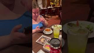 Appetizer on the first night of the cruise on the Carnival Freedom #carnivalfreedom