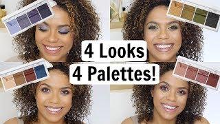 ELF Bite Size Eyeshadow Palettes Tutorial - 4 LOOKS 4 PALETTES!