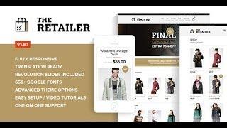 Download 'The Retailer' Retina Responsive WooCommerce / Wordpress Theme