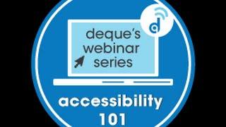 Web A11y 101 Webinar