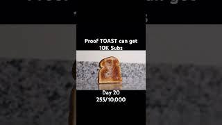 Proof TOAST Can Get 10K Subs, Day 20 #bread#memes#short#short#toast#butter#loop#viralvideo#music