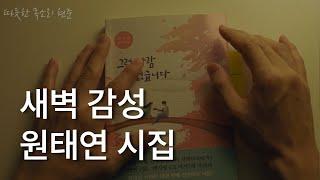 새벽감성ㅣ원태연 시집ㅣ그런 사람 또 없습니다ㅣ책 읽어주는 남자ㅣ잠잘 때 듣는ㅣ오디오북 ASMR