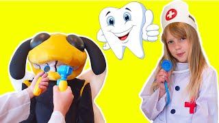 Dentist song Spanish Version. Like Mihalina became a dentist and treated her friend Hornet’s teeth.