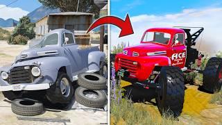 Building Worlds Largest Off Road Wrecker in GTA 5 RP!