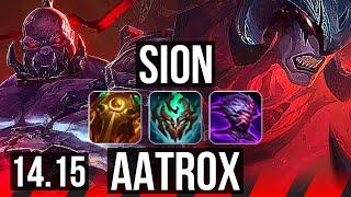 SION vs AATROX (TOP) | 5/1/7 | EUW Master | 14.15