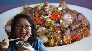 Aubergines sautées à la chinoise – Technique de cuisson : tendres sans les écraser, ni les imbiber