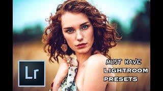 10 LIGHTROOM PRESETS YOU MUST HAVE!! Warm Portrait Tones!!