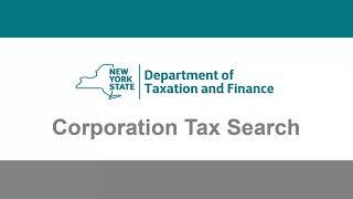 Corporation Tax Search Demonstration