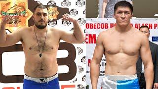 Battle of the real Giants! Titan from Uzbekistan brutally knocked out a huge opponent!