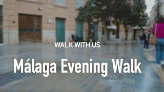 An evening walk through the beautiful streets of Málaga