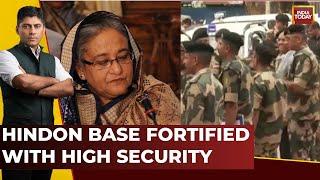 Security Beefed Up At Hindon Airbase, Where Will Sheikh Hasina Take Refuge After UK Refuses Help?