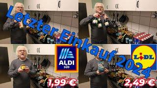 101,82€ Lidl und Aldi Süd Einkauf vom 30.12.2024 - Foodhaul