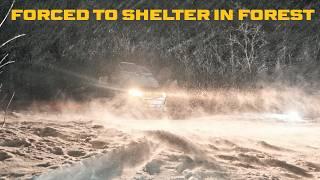 Surviving Deadly Cold BLIZZARD: Forced to Shelter! Scary SNOW STORM Winter Van Life Solo Camping️️