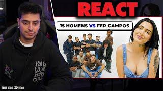 CORINGA REAGINDO A 15 HOMENS vs FERNANDA CAMPOS