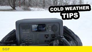 How to maintain performance in cold temps